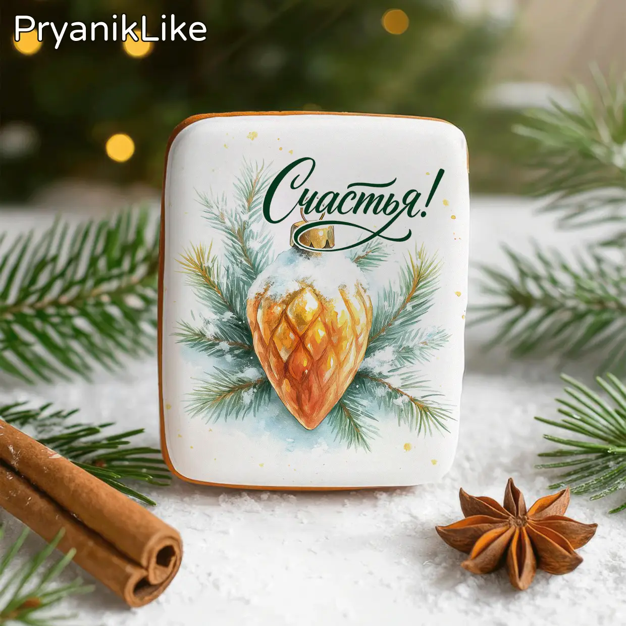 Атмосферные ёлочные игрушки